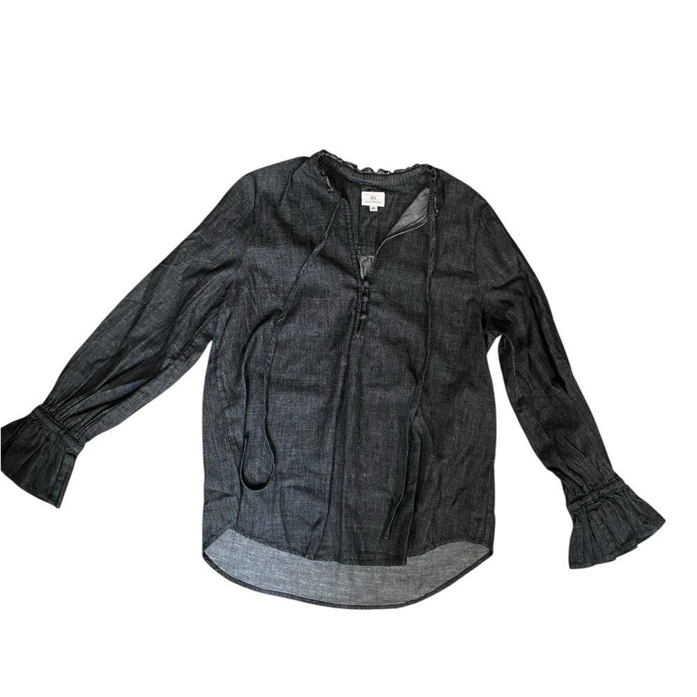 AG Adriano Goldschmied Charcoal Blouse